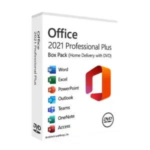 MS Office 2021 Professional Plus Box Pack With DVD License Key