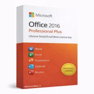 Office 2016 Professional Plus– Lifetime Retail/Email Bind License Key