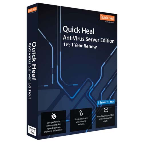 Renew Quick Heal Antivirus For Server 1 User 1 Year