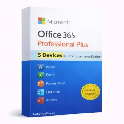 Office 365 Professional Plus – 5 Devices (Custom Username Edition)