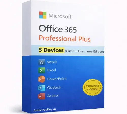 Office 365 Professional Plus – 5 Devices (Custom Username Edition)