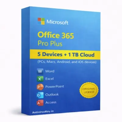Office 365 Pro Plus – 5 Devices + 1 TB Cloud