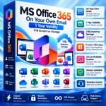 MS Office 365On Your Own Email - 1 Year Validity (1TB OneDrive Storage)